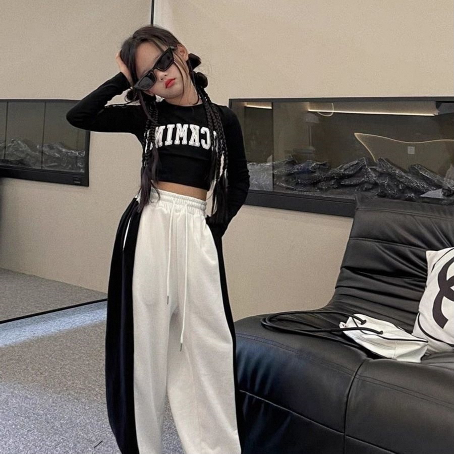 女童爵士舞服装舞蹈演出服春秋