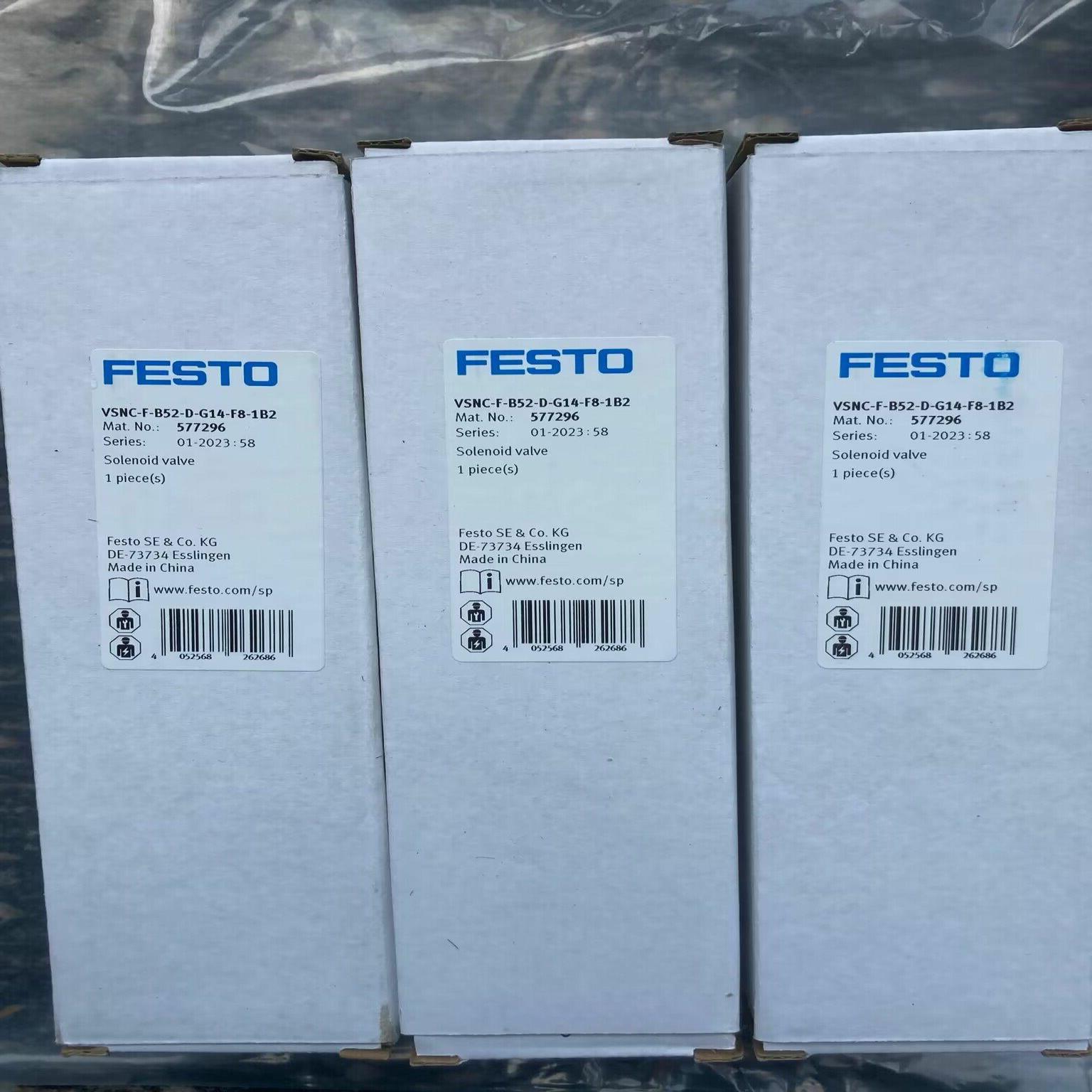 正品FESTO 577296 VSNC-F-B52-D-G14-F8-1B2 现货