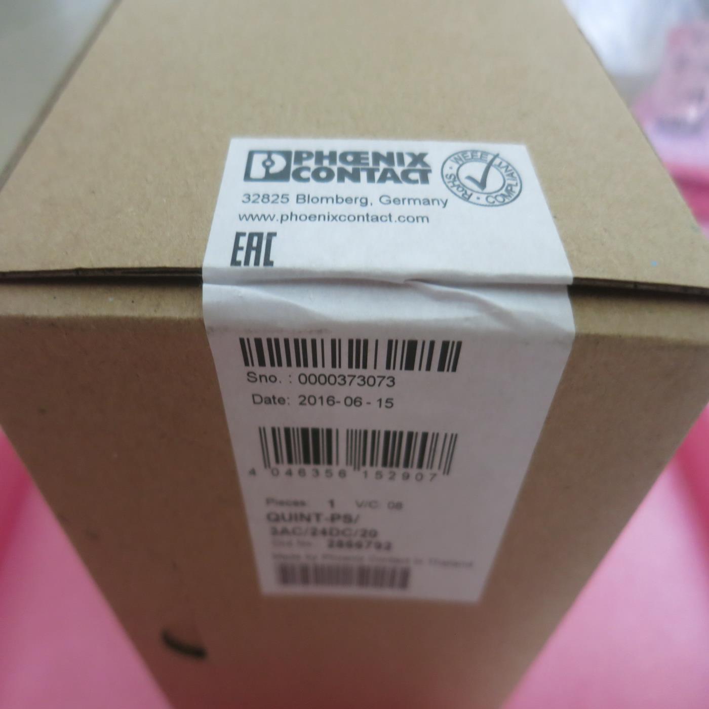 进口菲尼克斯电源 2866792 QUINT-PS3AC24DC20 现货