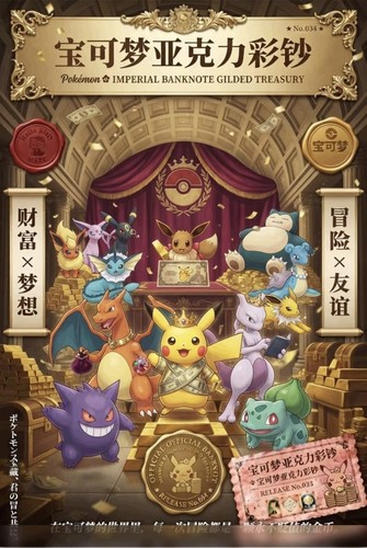 星次元Pokémon宝可梦亚克力彩钞第一弹动漫同人二创卡牌盲袋