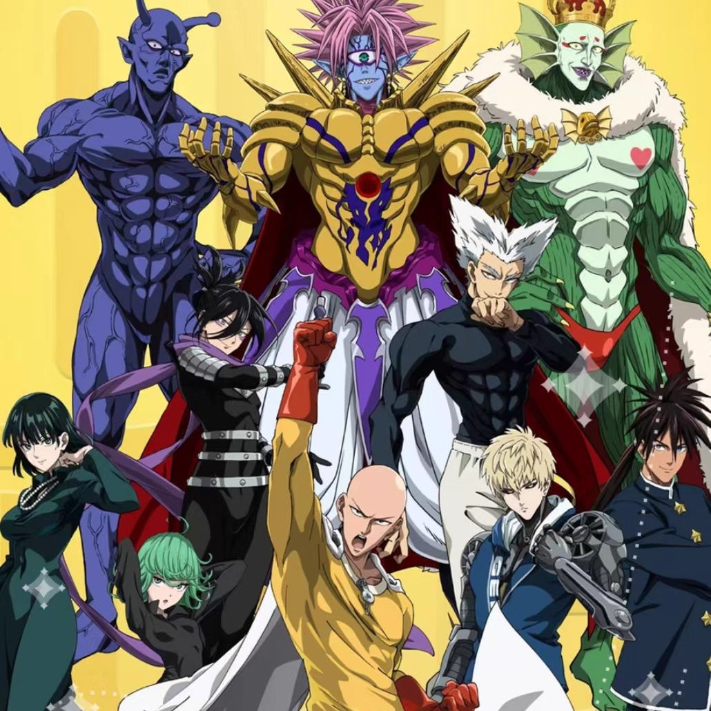 一拳超人战力巅峰色纸二创卡牌