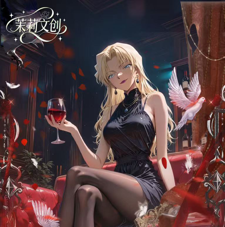 茉莉文创名侦探柯南金属珐琅基德灰原哀动漫同人二创周边收藏卡牌