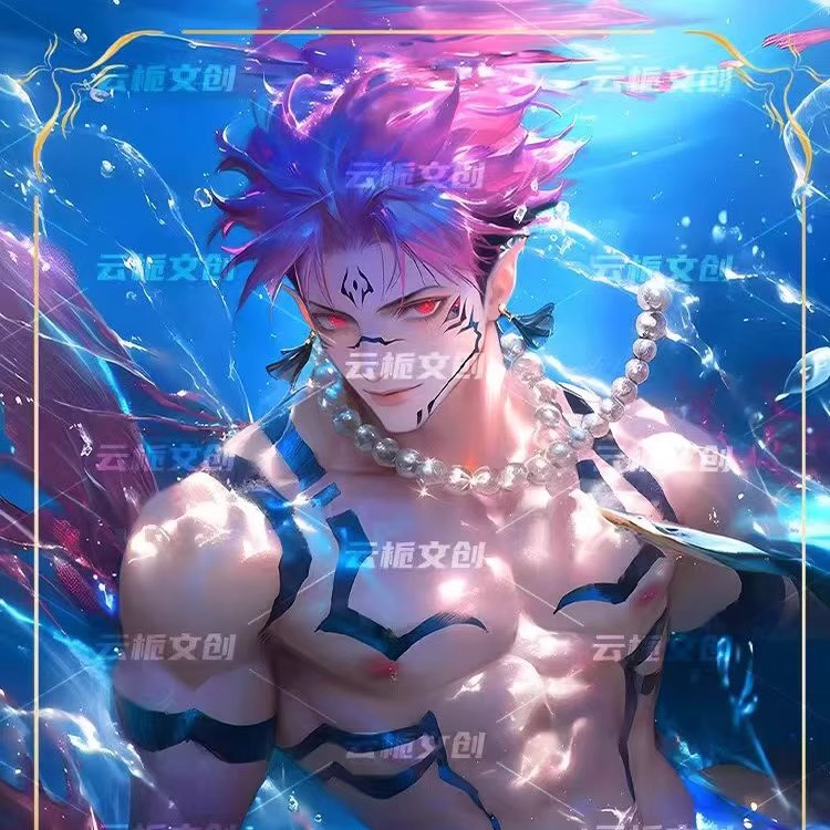 云栀文创咒术回战全亚克力色纸