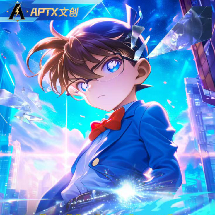 APTX文创名侦探柯南全金属珐琅卡
