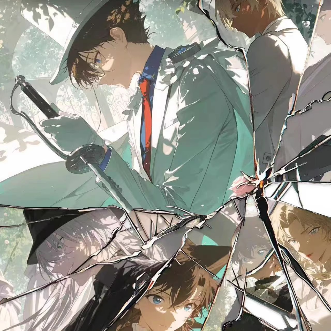 幻洛社名侦探柯南色纸二创卡牌