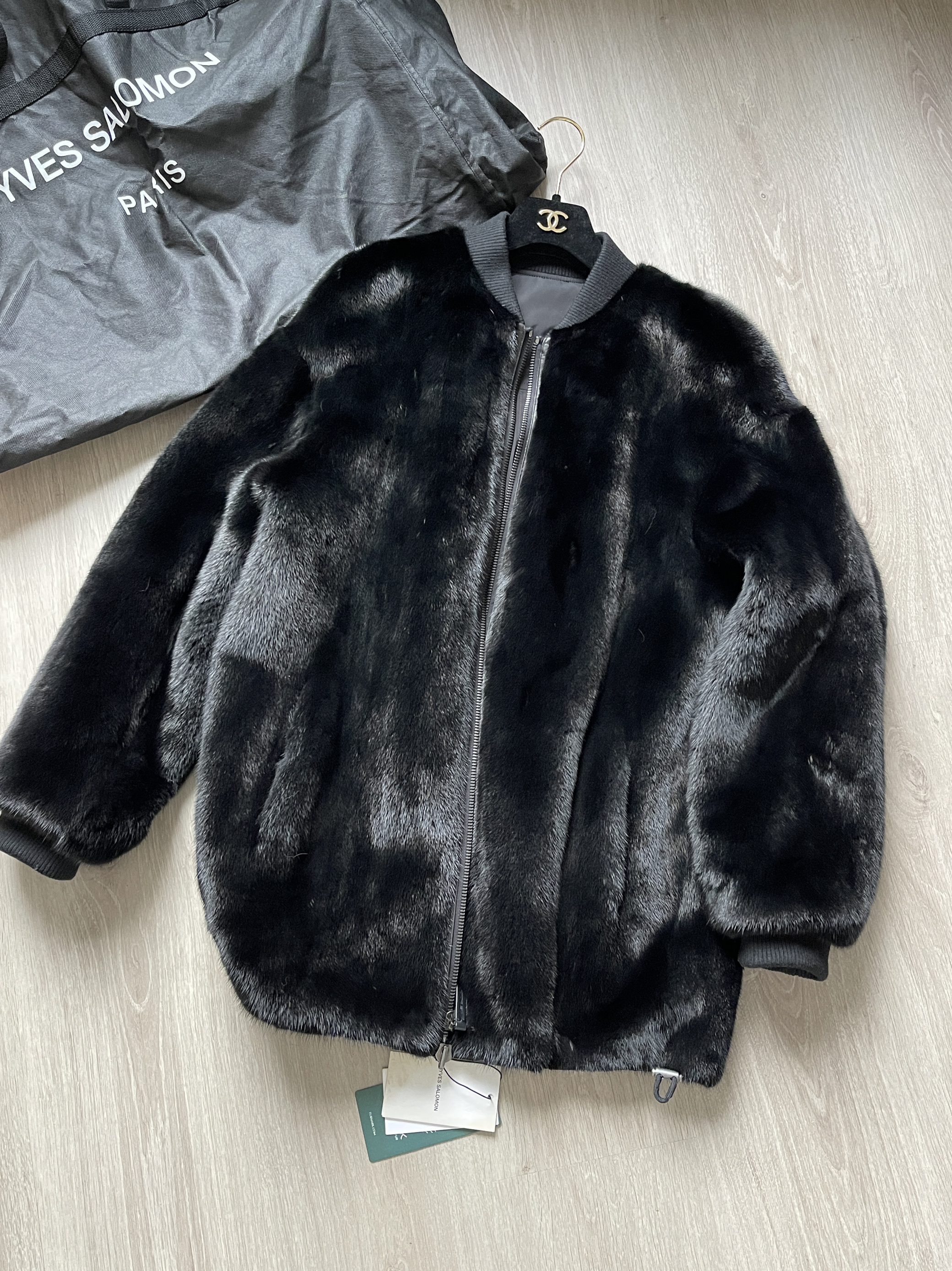 【 现货】 Yves Salomon 经典款 双面貂