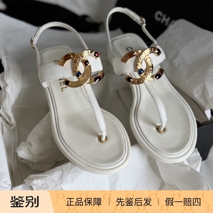 【 现货折扣 】Chanel 宝石凉鞋
