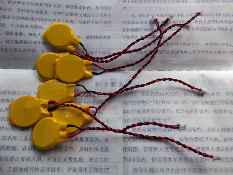 cr2032笔记本主板电池通用型