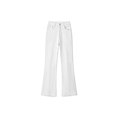 FAKEVINTAGE微喇修身直筒牛仔裤