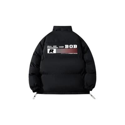 BOBBYABLEY旗帜图案面包棉服