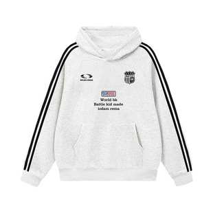 外套秋冬 学院风帽衫 亿万少年bufu美式 复古国潮牌连帽卫衣男女同款