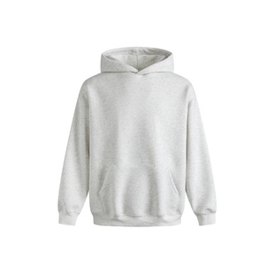 ICH MODE美式高街纯色宽松休闲连帽帽衫卫衣打底秋冬加绒加厚