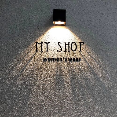 庭院酒店双头过道室外门口洗墙灯