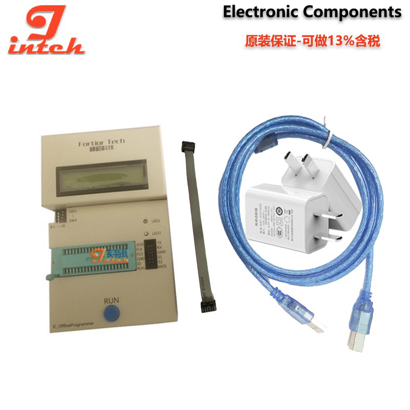 原装峰岹烧录器/FU68系列 FTXX系列/带电源适配器+可兼容MCU+全新-封面