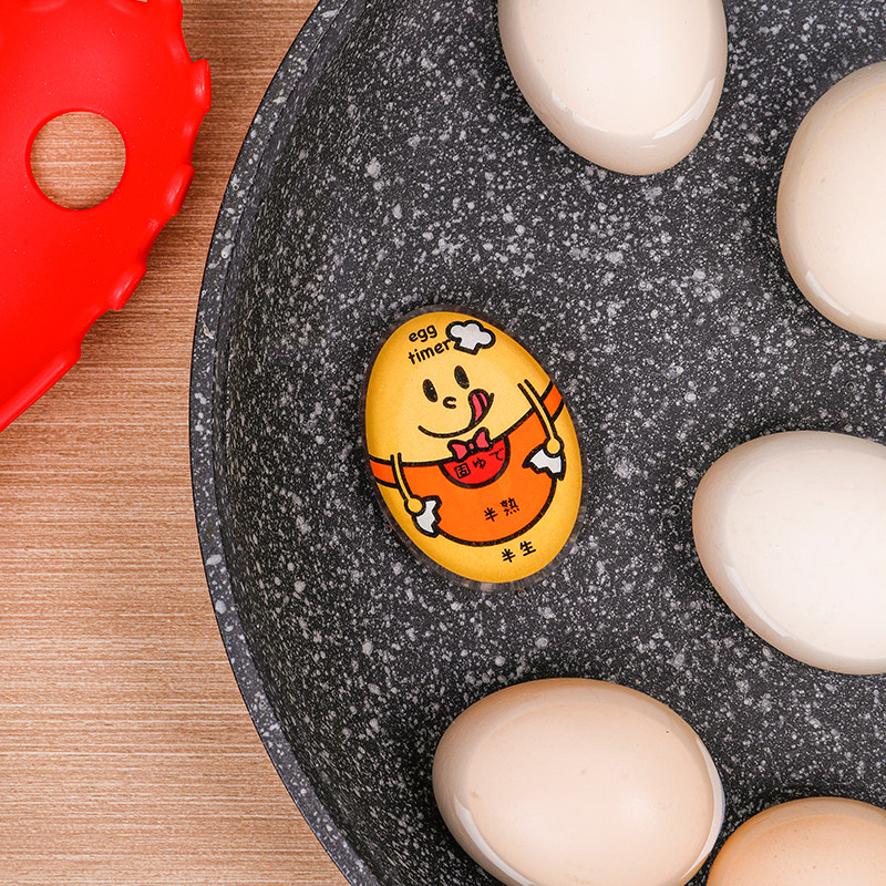 日本煮鸡蛋计时器创意厨房溏心蛋温泉蛋定时器水煮蛋变色提醒神器