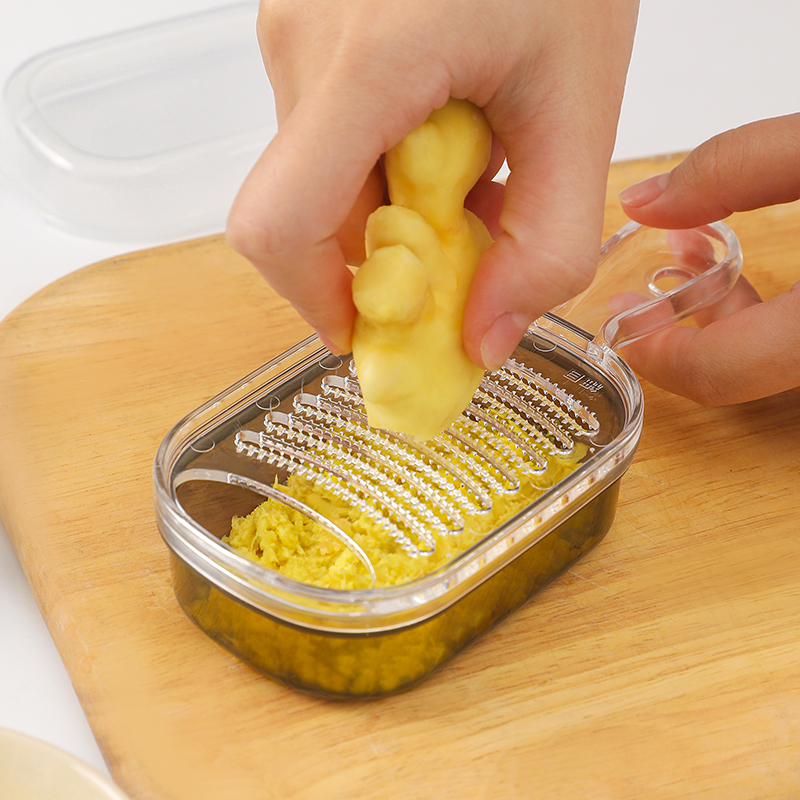 手动研磨器蒜泥果蔬菜辅食带容器