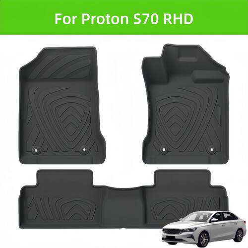For Proton S70 RHD Carpet TPE Car Floor Mat/Rear Trunk Mat