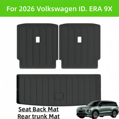 For 2026 ID. ERA 9X TPE Car Seat Back Mat/Rear Trunk Mat