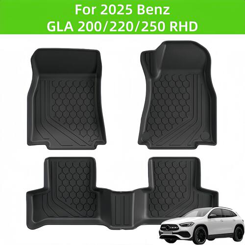 For 2025 Benz GLA 200/220/250 TPE Car Floor Mat/RearTrunkMat