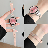 适用华为gt5手表带gt6皮质新款 watchgt4智能女款 gt3pro专用2腕表1