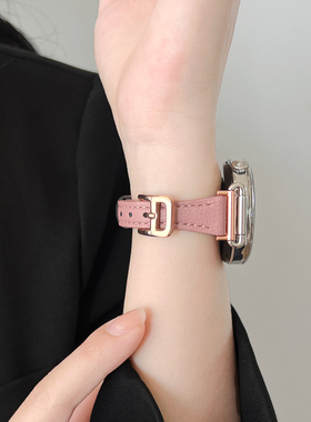 适用华为gt6手表表带真皮gt5新款6pro智能watchgt4腕表gt3女士gt2