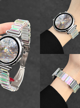 适用华为gt6表带树脂新款gt5智能watch手表gt4腕表6pro女款gt3链2