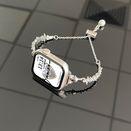 适用华为手表fit3表带5/4pro夏天高级智能watchfit2金属腕表女款1