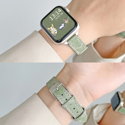 手表fit4/3表带夏天皮质针扣新款