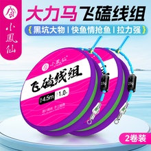 小凤仙大力马钓线飞磕鱼线主线套装成品巨物鲢鳙草鱼PE线大物线组