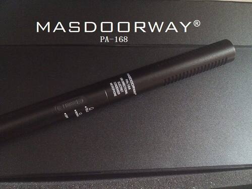 MASDOORWAY麦斯拓  PA-168专业采访摄像机同期声多指向话筒麦克风