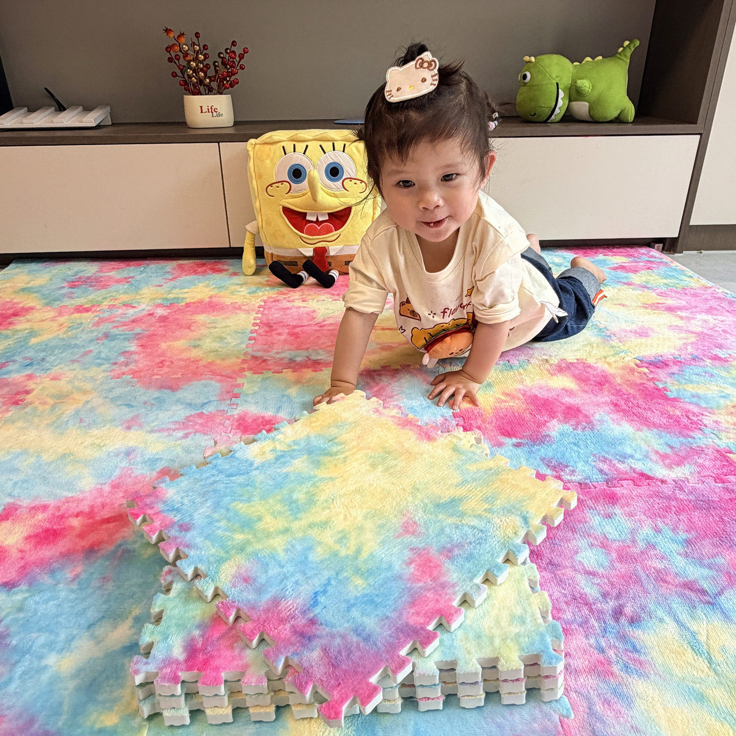 儿童房间隔音地毯卧室床边满铺拼接泡沫地垫阳台飘窗书房榻榻米垫
