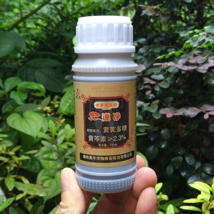 奥丰作物 奥力克 速净 黄芪多糖 中草药制剂 瓜果蔬菜杀菌100毫升