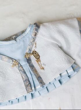 40厘米娃衣40cm棉花娃娃衣服春涧寻鲤新中式娃衣坐姿一番赏无属性