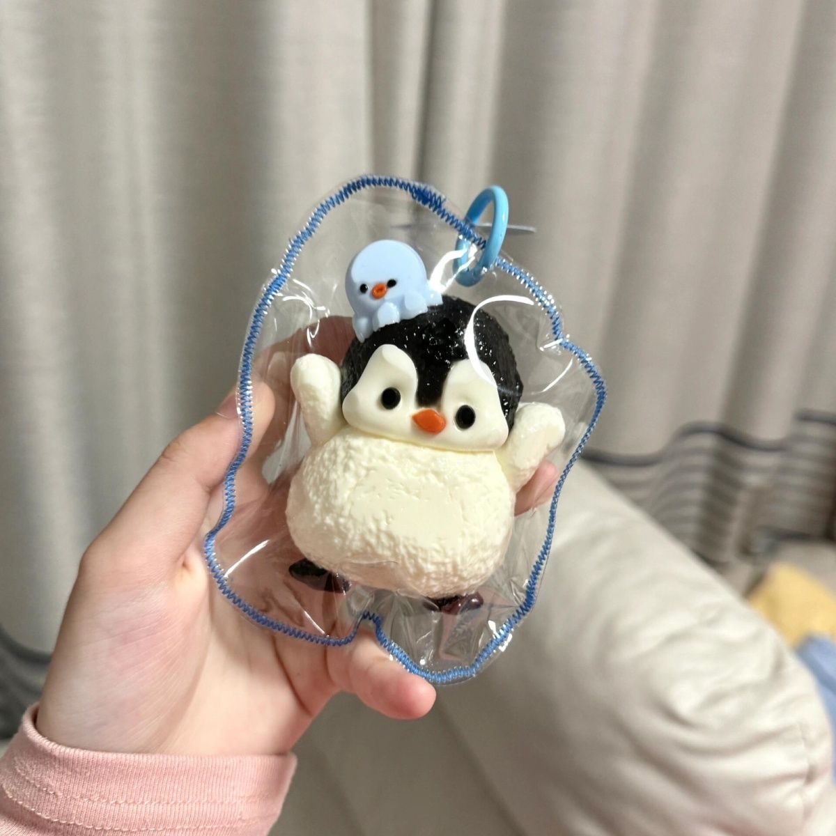 可爱企鹅捏捏慢回弹解压玩具水感泥感爆浆感小红书同款