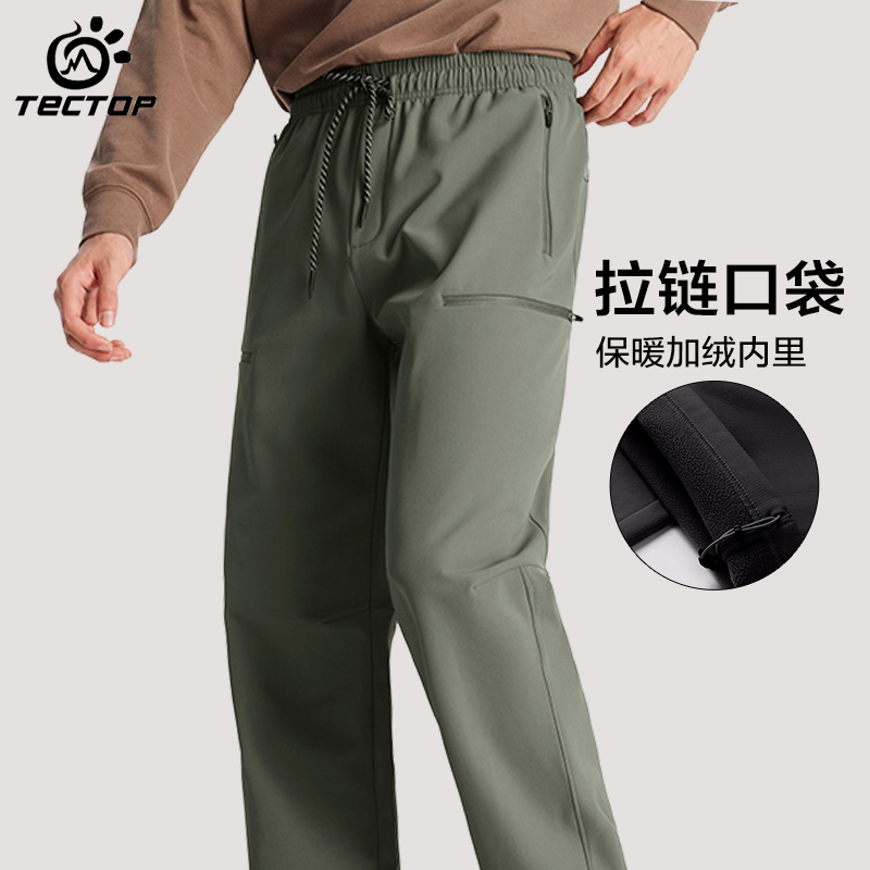 探拓软壳裤男士登山冲锋裤