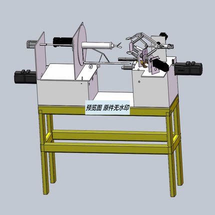 粽子绕线机三维solidwoks2023模型3D设计建模资料 1560830