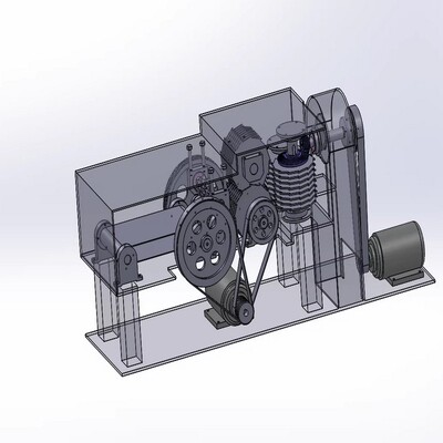 玉米秸秆粉碎机设计及仿真含三维SW2010模型+19张CAD图纸+说明