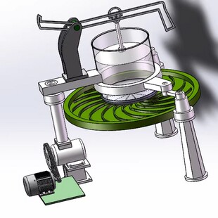 茶叶揉捻机设计【炒茶机含三维SW模型 3D建模+10张CAD图纸+说明】