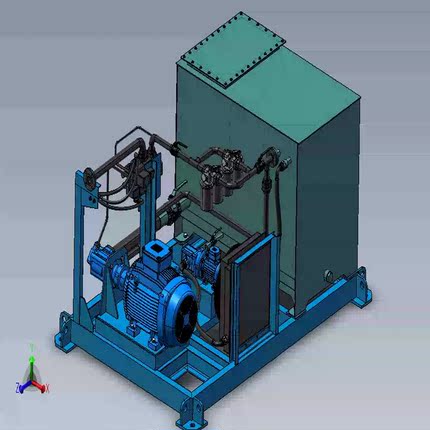离心铸造机铸管机三维solidwoks2018模型3D设计建模资料 1388915