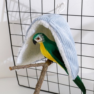 鹦鹉挡风靠垫小鸟保暖披肩牡丹玄风小太阳秋冬季保温靠背棉窝用品