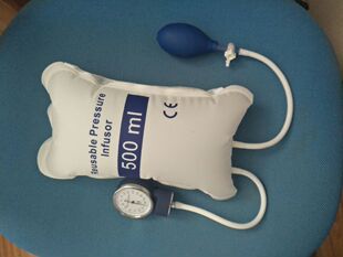 输液加压袋 加压输液袋 输血加压袋 输血加压器500ml 带压力表