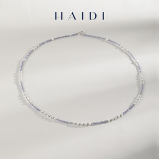 梦里繁花 4mm 海蒂珠宝 S925银设计款 旦新品 淡水珍珠项链 元