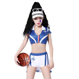 舞依芭啦啦队服装足球宝贝性感商演团体啦啦队领舞服ds演出服新款