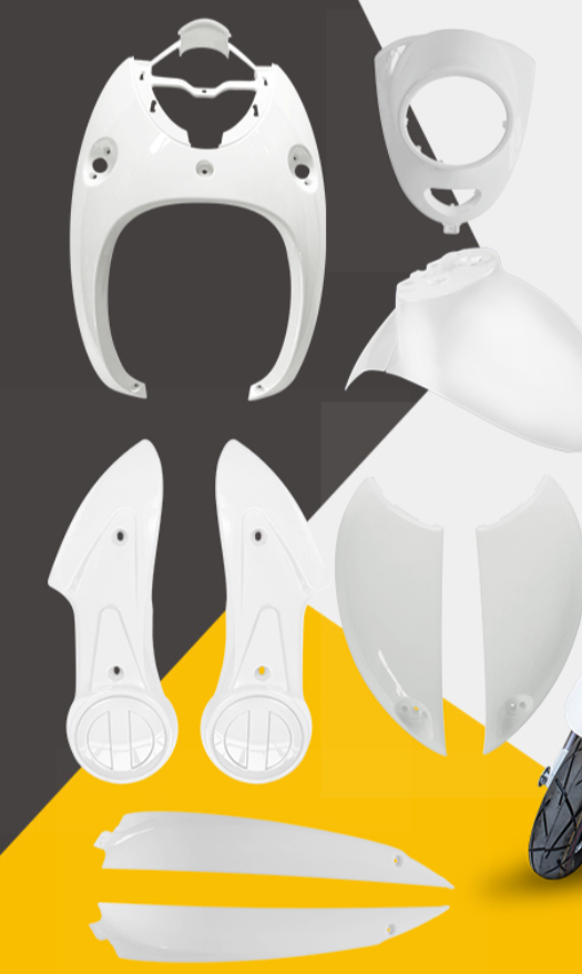 欧版原厂小龟外壳塑料配件电瓶车全套烤漆小龟电动车改装件前卫板