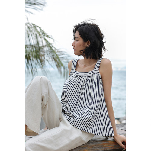 宽肩带吊带背心女夏季