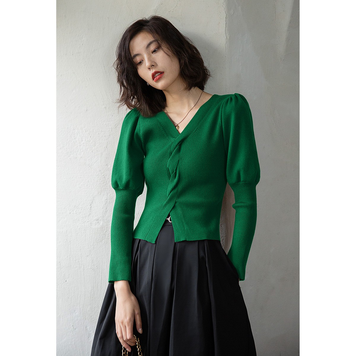 外穿毛衣针织女士设计感小众