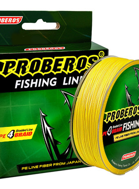 超强拉力4编100米大力马鱼线黄PE线0.4#-10#编织线绿标 渔具渔线