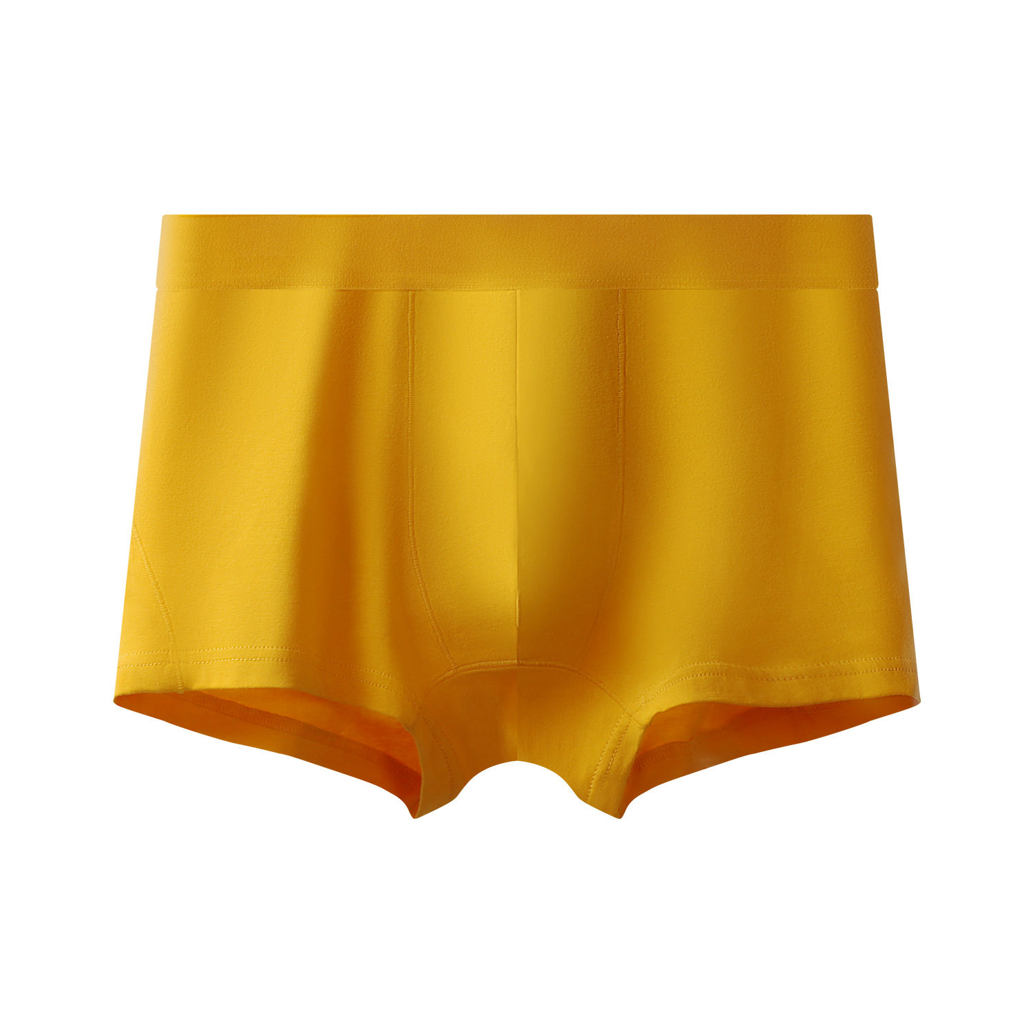 金黄色男士内裤抗菌纯棉男生四角裤舒适透气青少年平角裤中腰纯色,女士内衣/男士内衣/家居服,男平角内裤,淘宝优惠券,粉丝福利购,淘宝优惠卷