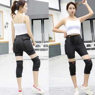 成人儿童加强软护王三代单板滑雪护臀滑冰加厚防摔裤子双板护屁垫