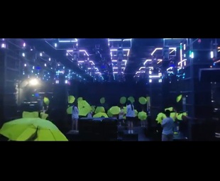 荧光伞酒吧派对雨伞